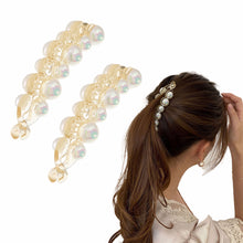 RAINBOW PEARLS BANANA CLIP (SET OF 2)