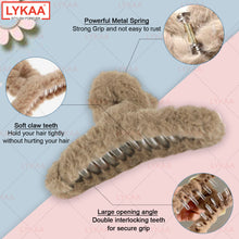 Faux Fleece Fur Hair Clutcher