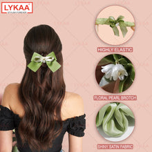 OLIVE GREEN BOW + SCRUNCHIES