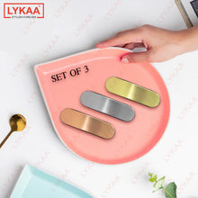 METALLIC LUSTRE TIC TAC CLIPS (SET OF 3)