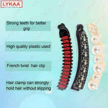 ASSORTED DESIGN BANANA CLIPS (PACK OF 3)