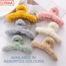 Faux Fleece Fur Hair Clutcher