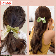 OLIVE GREEN BOW + SCRUNCHIES