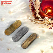 METALLIC LUSTRE TIC TAC CLIPS (SET OF 3)