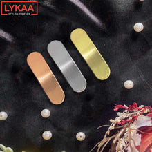 4 RUSHED SATIN HAIR BAND + 3 METALLIC LUSTRE TIC TAC CLIPS