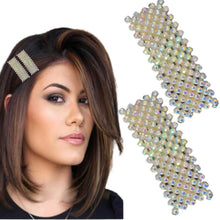RAINBOW ACRYLIC BARRETTE CLIPS (SET OF 2)