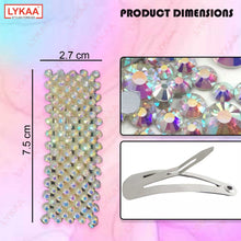 RAINBOW ACRYLIC BARRETTE CLIPS (SET OF 2)