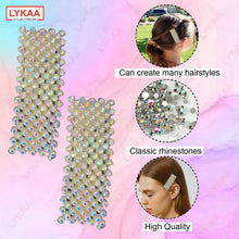 RAINBOW ACRYLIC BARRETTE CLIPS (SET OF 2)