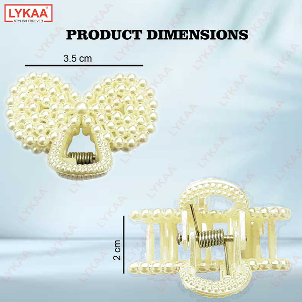WHITE PEARL SMALL CLUTCHER- MULTIDESIGN (SET OF 5)