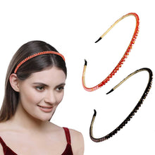 CYSTAL EMBELLISHED HAIR BAND (SET OF 2)