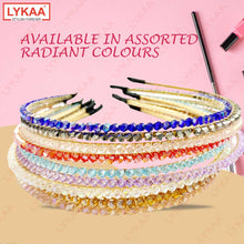 CYSTAL EMBELLISHED HAIR BAND (SET OF 2)