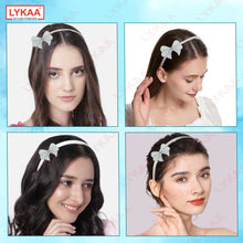 WHITE PEARL BOW HAIR BAND