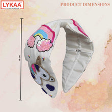 UNICORN HAND EMBROIDERED HEAD BAND