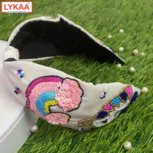 UNICORN HAND EMBROIDERED HEAD BAND