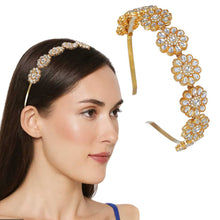 KUNDAN WHITE FLOWER HEADBAND