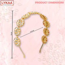 KUNDAN WHITE FLOWER HEADBAND
