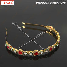 KUNDAN LEAF HEADBAND