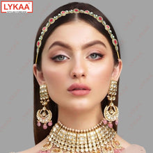 KUNDAN LEAF HEADBAND