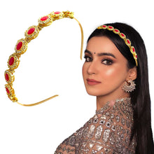 KUNDAN OVAL HEADBAND
