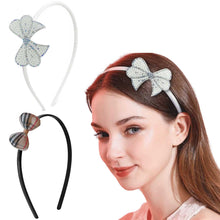 BURBERRY BOW HAIR BAND+ WHITE PEARL BOW HAIR BAND