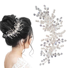 CRYSTAL AND PEARL EMBELLISHED PARTYWEAR HAIR