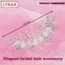 CRYSTAL AND PEARL EMBELLISHED PARTYWEAR HAIR
