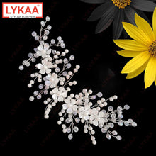 CRYSTAL AND PEARL EMBELLISHED PARTYWEAR HAIR