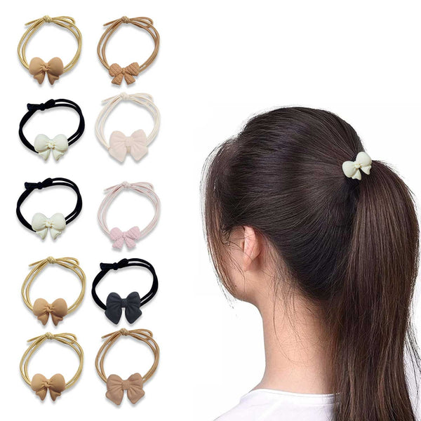 SMALL BOW  RUBBER BAND (PACK OF 10)