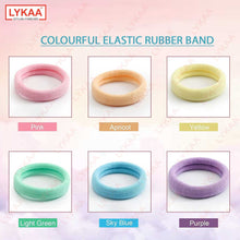 MULTICOLOURED RUBBER BAND IN BOTTLE (PACK OF 15)